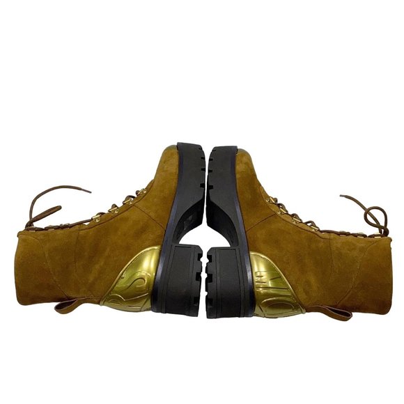 Michael Kors Khloe Chunky Combat Boots 7 New - Picture 8 of 12